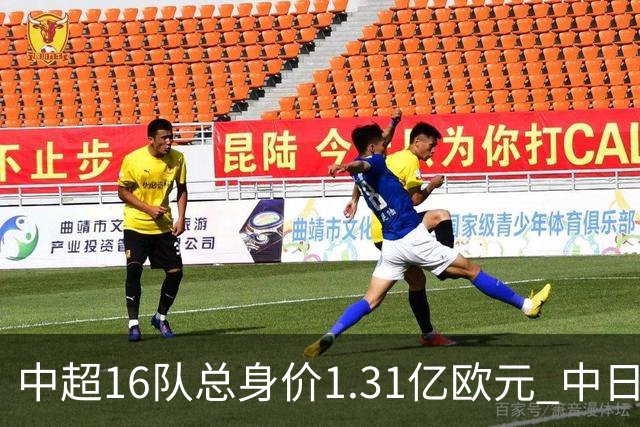 中超16队总身价1.31亿欧元 中日韩对比 差距在扩大
